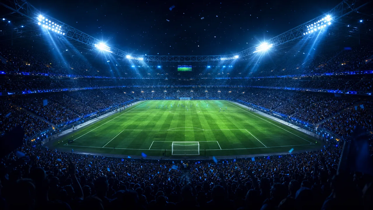 Football stadium sports stream preview
